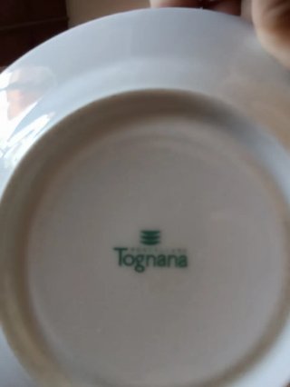 Set 4 Tazze e Piattini Tognana