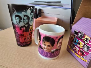 Taza y Vaso Take That Coleccionistas