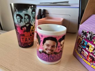 Taza y Vaso Take That Coleccionistas