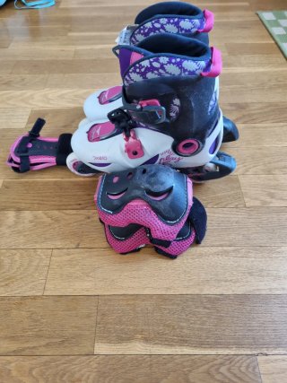 Patines Oxelo Talla 32-34 + Protecciones