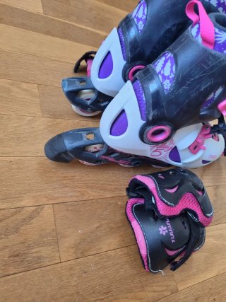 Patines Oxelo Talla 32-34 + Protecciones