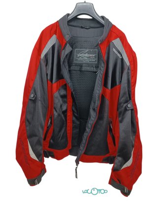 Chaqueta Moto AGV Roja y Negra