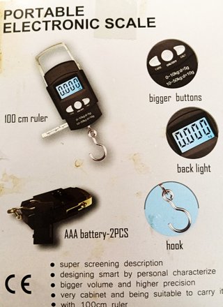 Balanza digital para pesca 50kg