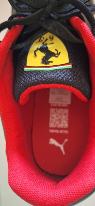 Scarpe Puma Ferrari Uomo Nere Rosse