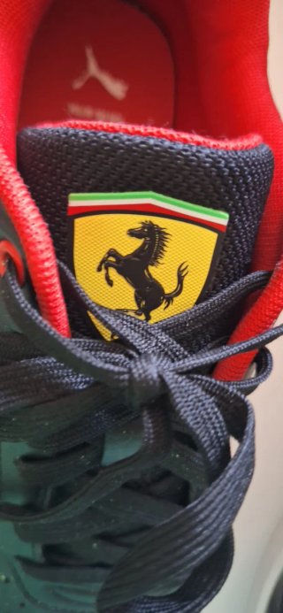 Scarpe Puma Ferrari Uomo Nere Rosse