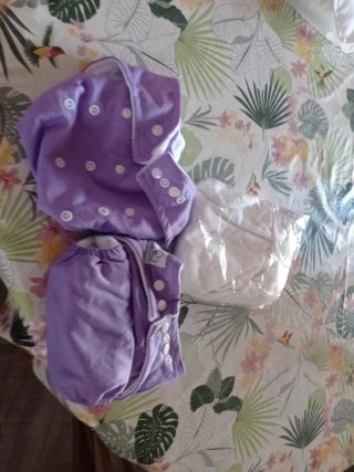 9 Pañales de tela reutilizables