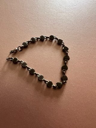 Braccialetto cuoricini blu e gialli
