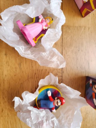 Pack 2 Figuras Mario Galaxy McDonald's