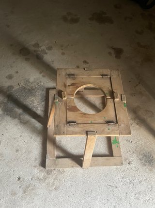 Tacatá antiguo de madera para bebé