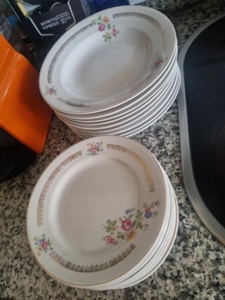 Vajilla Vintage Porcelana vargas segovia
