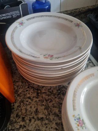 Vajilla Vintage Porcelana vargas segovia