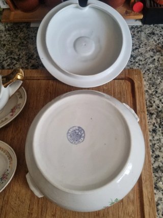 Vajilla Vintage Porcelana vargas segovia