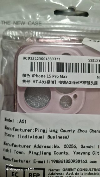 Funda iPhone 15 Pro Max Rosa