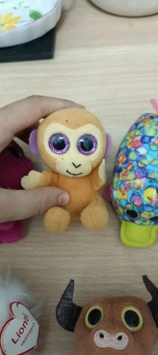 Lote 7 Peluches Beanie Boos Ty