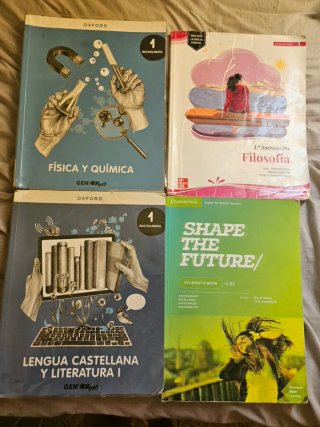 Libros segunds mano 1 bachiller