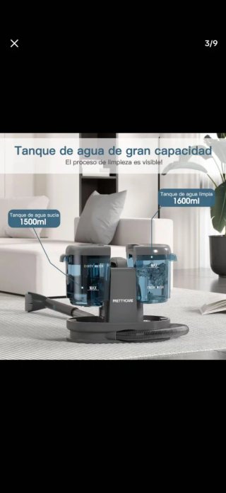 Aspiradora Limpiatapicerías PRETTYCARE