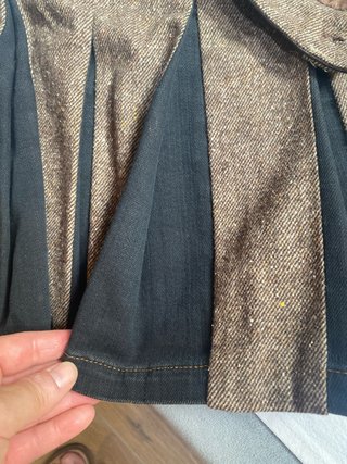 Falda Lana Dolce & Gabbana Marrón/Negra
