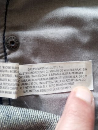 Pantalón corto Massimo Dutti azul
