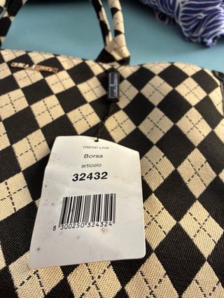 Borsa Carla Ferroni Beige e Nera