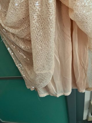 Vestito Zara paillettes scollo quadrato