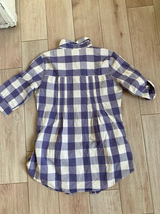 Camicione Levi's a quadri blu e bianca