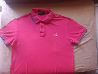 Polo Fred Perry Rosa Talla xl