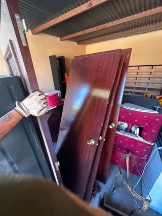 Puerta laminada madera