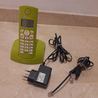 Teléfono fijo inalámbrico SPC verde