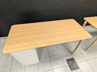 Scrivania IKEA ANFALLARE Alex Hilver bambù