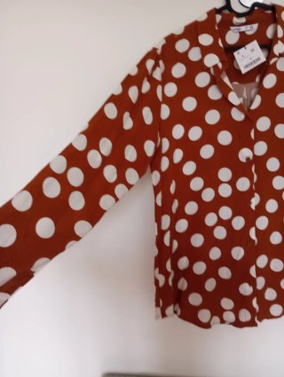 Blusa lunares Lefties Talla L