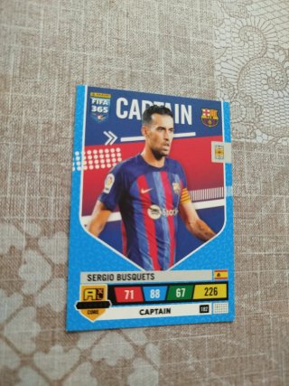 Sergio Busquets Capitán Panini FIFA 365
