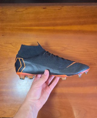 Nike Mercurial Superfly 6 Elite FG Preto/Laranja