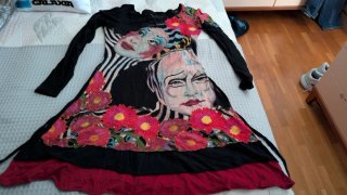 Lote 2 Vestidos Manga Larga Desigual