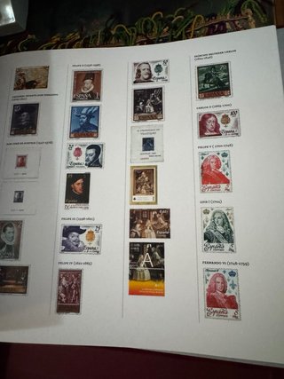 Reyes de España en la Filatelia Correos España