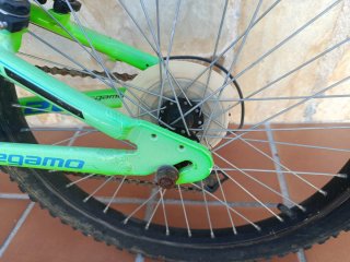 Bicicleta infantil Megamo verde
