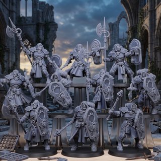 Figuras Inquisición Templarios Pesa