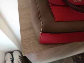 Bolso Tous Marrón y Rojo