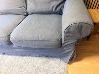 Sofá 3 plazas EKTORP Ikea gris oscuro