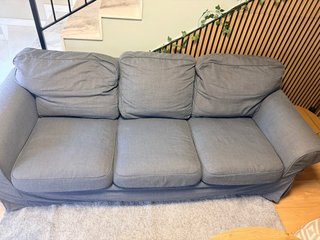 Sofá 3 plazas EKTORP Ikea gris oscuro