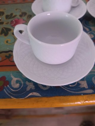 Juego 4 Tazas Café Porcelana Vista Alegre