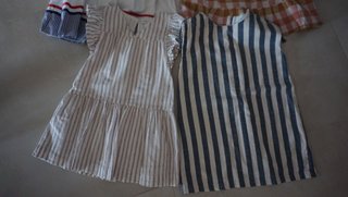 4 Vestidos Niña Verano Talla 7-8 precio unidad lee