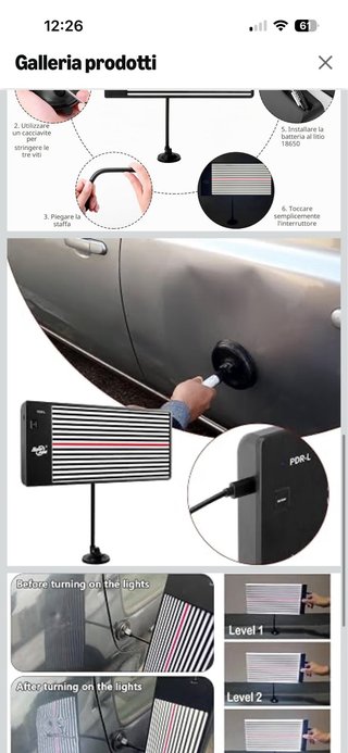 Luce LED per riparazioni auto