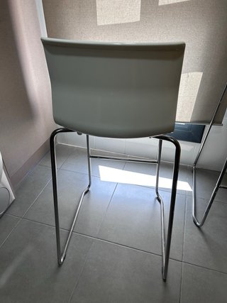 Taburete Glenn Alto Ikea Bianco