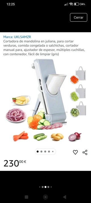 Triturador de verduras