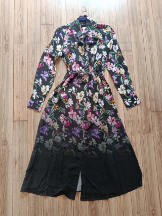 Vestido camisero Desigual flores