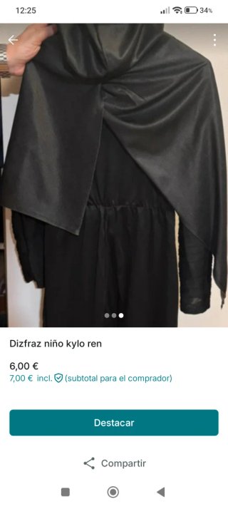 Disfraz Kylo Ren niño