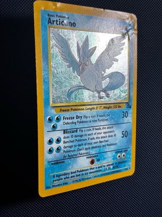 Carte Pokémon Fossil con Articuno holo 2/62