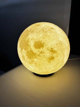 Lámpara Luna 3D
