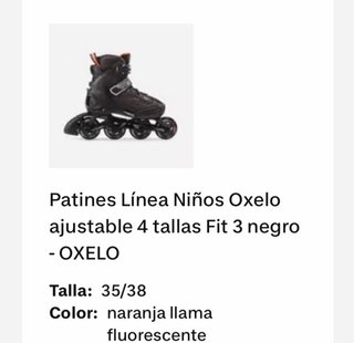 Patines en línea negros y rojos