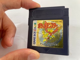 Pokemon Gold Version Pocket Monster Kin GB Color J